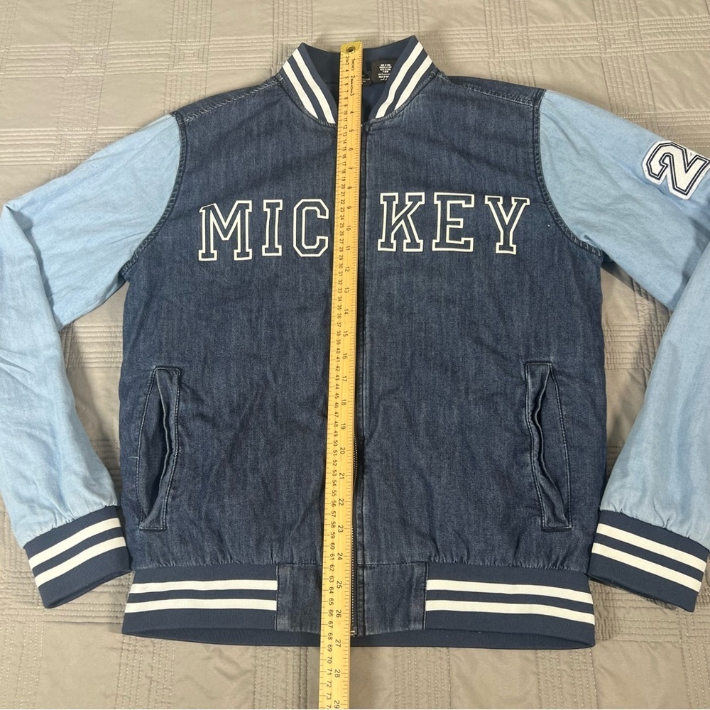 Our Universe Disney Varsity Jacket Adult Small Blue Mickey The One And Only - Picture 12 of 16